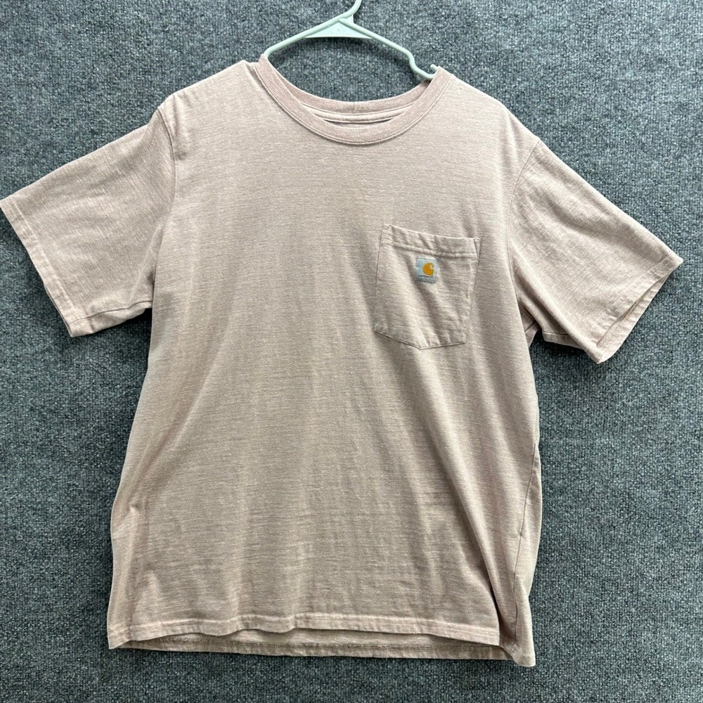 Carhartt Loose Fit Pocket T-Shirt Mens XL Tan Heather Short Sleeve Crew Neck